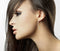 Lesa Michele Sterling Silver Beaded V Shaped Threader Earrings