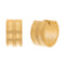 Aubrey Lee Stainless Steel Huggie Hoop Earrings