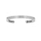 Aubrey Lee Stainless Steel Inspirational Cuff Bangle Bracelets