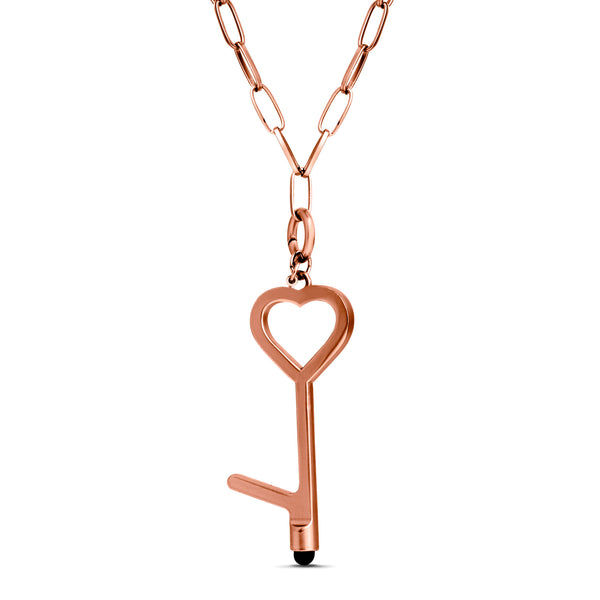 Life Stylus Heart Door Opener Necklace on Chain