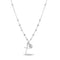 Sterling Silver Virgin Mary Cross Dangle Necklace