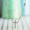 My Bible Rhodium Plated Sterling Silver Cubic Zirconia Cross Necklace