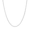 Lesa Michele Rhodium Plated Sterling Silver 18" Rolo Chain Necklace