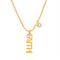 My Bible 18K Gold Plated Sterling Silver Cubic Zirconia Polished "Faith" Dangle Necklace