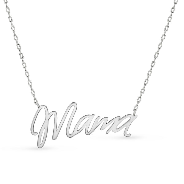 Lesa Michele Sterling Silver Mama Necklace