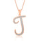 Lumineux Diamond Accent Initial Necklaces