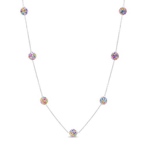 Lesa michelle sterling silver enamel evil eye necklace deals
