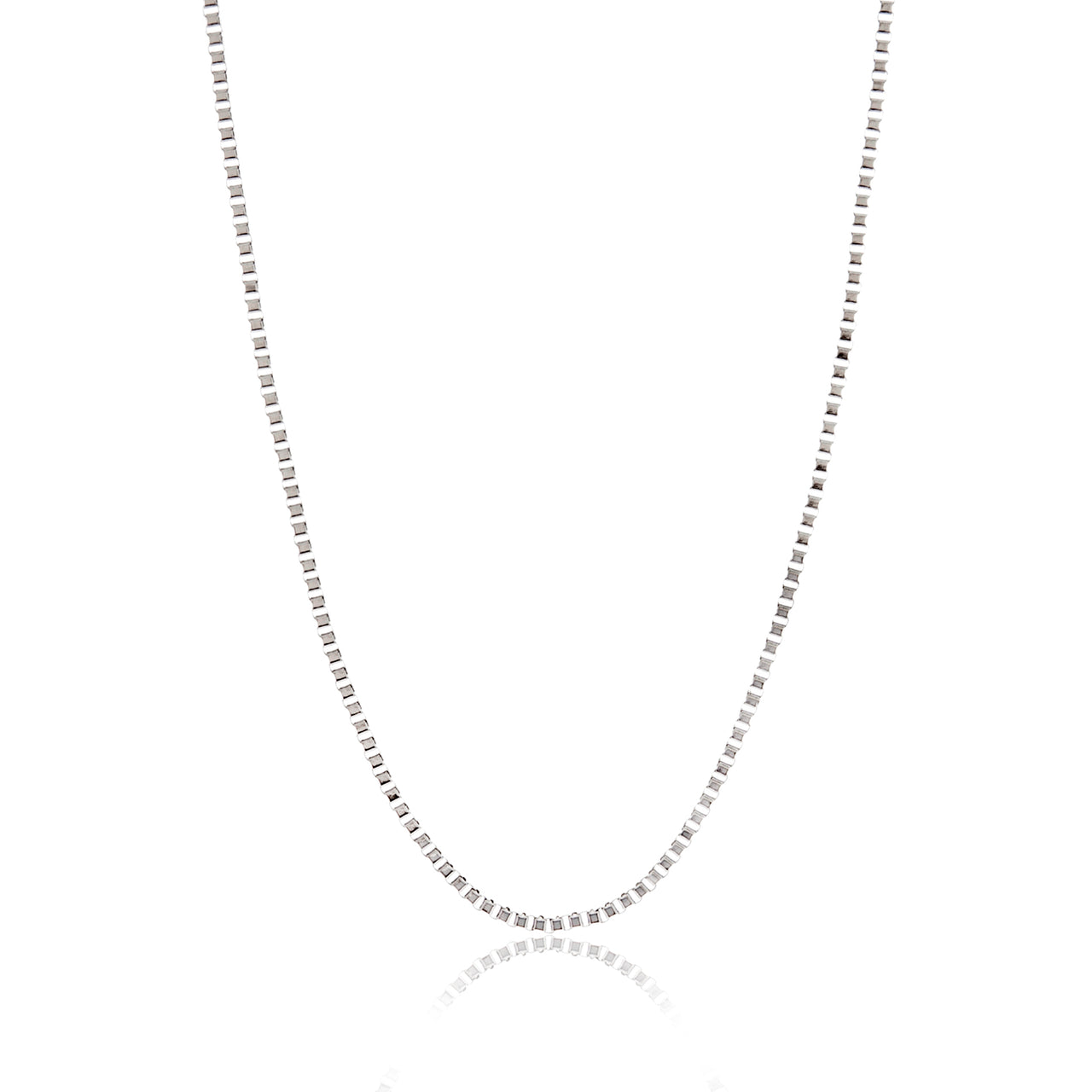 Steel Evolution 2mm 24" Box Chain Necklace in Stainless Steel