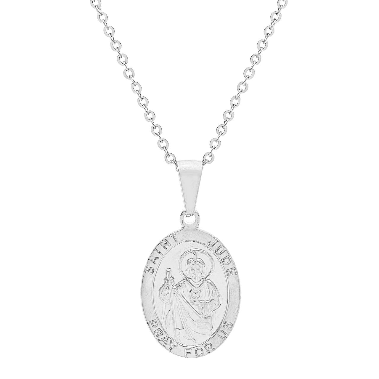 My Bible Stainless Steel Religious Medal Pendant Necklace