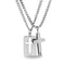 My Bible Stainless Steel Dog Tag and Cross Duo Necklace Set