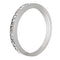 Lumineux 1/10 Cttw Diamond Accent Wedding Band in Sterling Silver