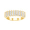 Lumineux Diamond Accent Ribbed Ring