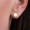 Steve Madden Women's Four Piece Yellow Gold-Tone Circle Post Earring Set